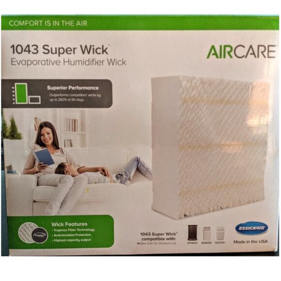 AIRCARE 1043 Super Wick NEW Evaporative Humidifier - Picture 1 of 9